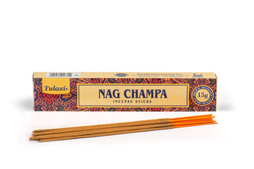 Tulasi, Nag Champa, 14 Incense Sticks, 15 g, 1 roll